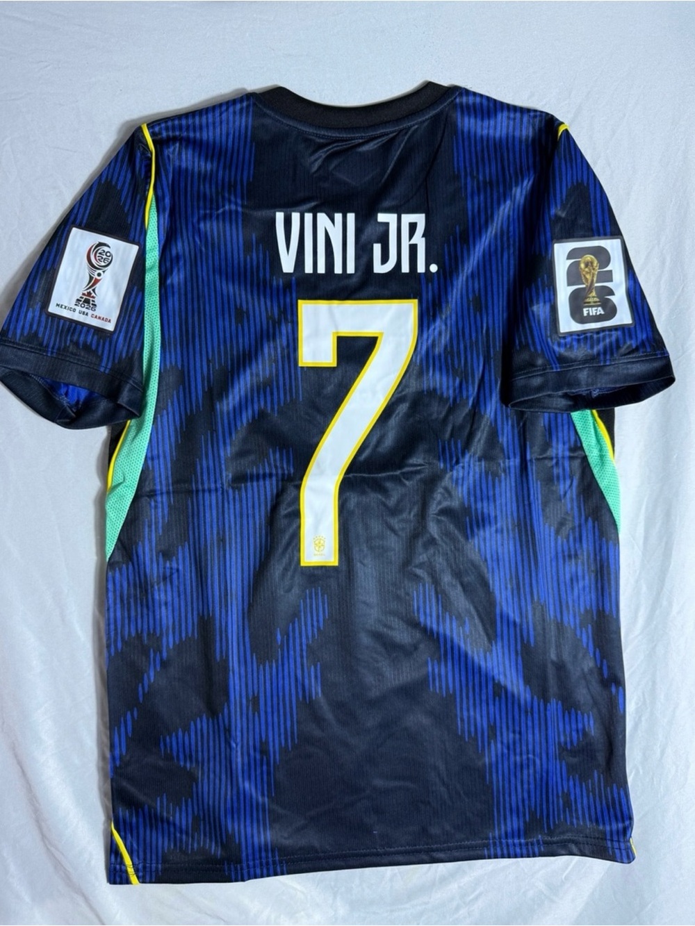 Brazil Away Soccer Jersey 2026 World Cup Vini Jr #7 NWT Fast Shipping 💯